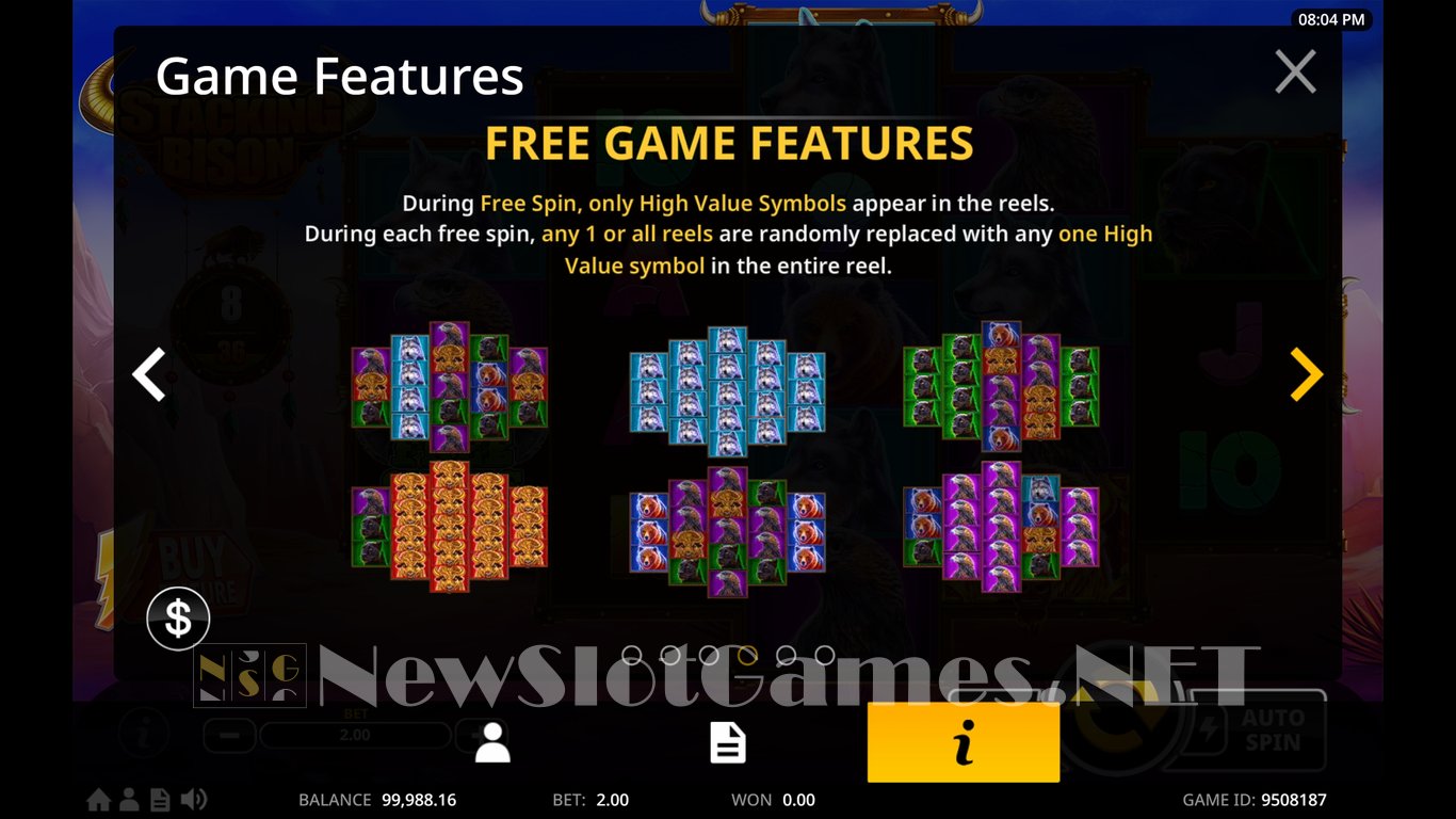 Stacking Bison Slot Slot Image in Demo - pic. 9