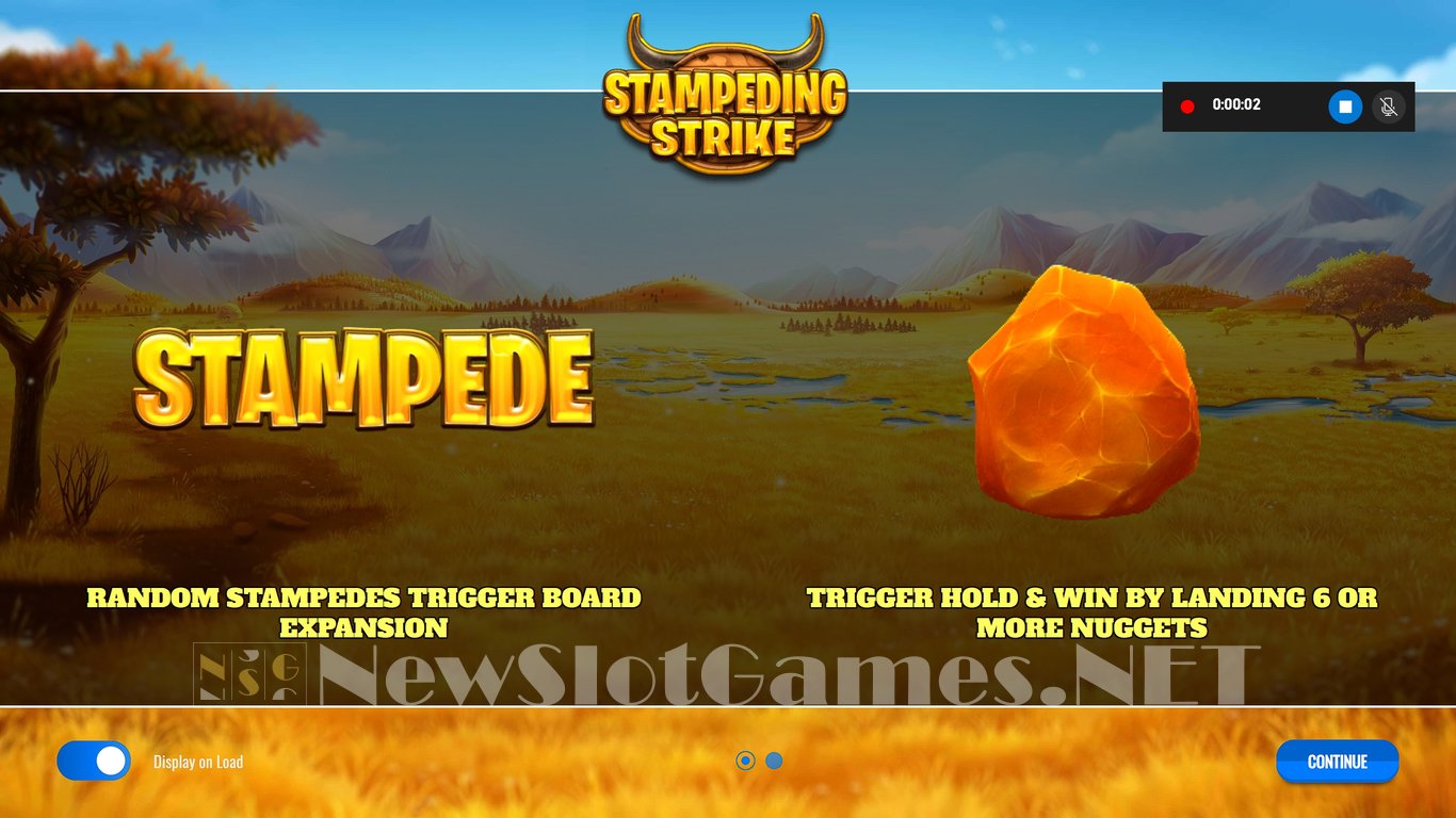 Stampeding Strike Slot Demo Image