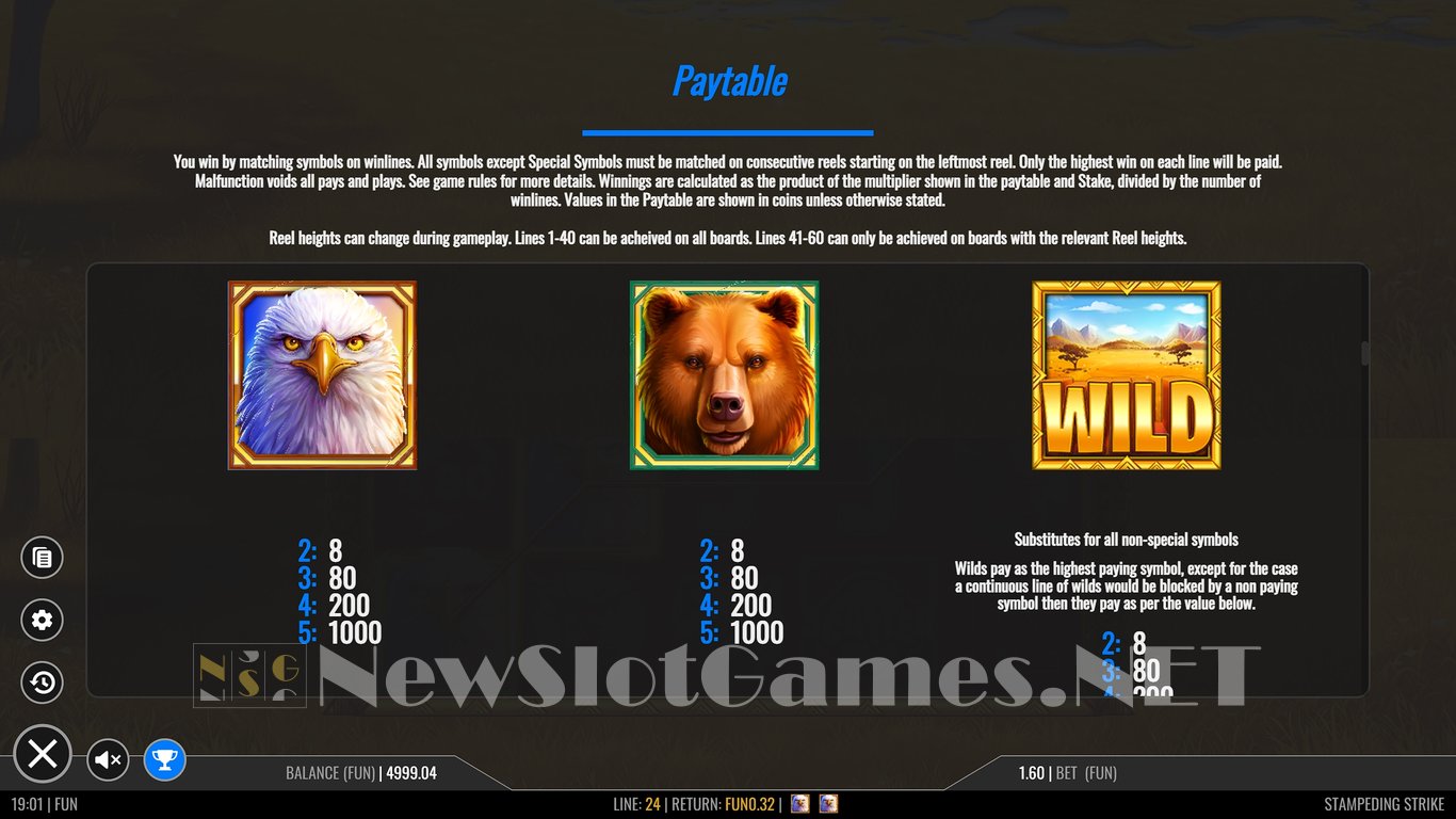 Stampeding Strike Slot Slot Image in Demo - pic. 10