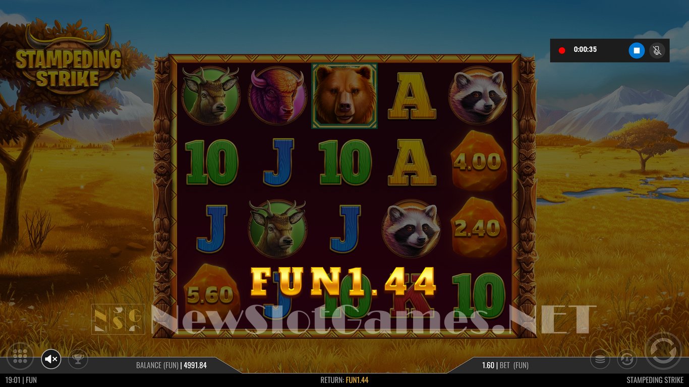 Stampeding Strike Slot Slot Image in Demo - pic. 5