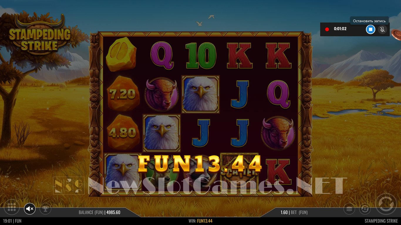 Stampeding Strike Slot Slot Image in Demo - pic. 6