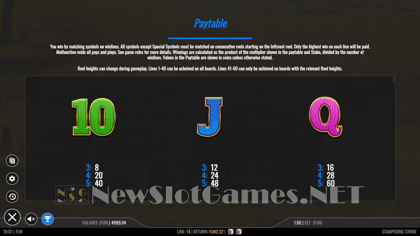 Stampeding Strike Slot Slot Image in Demo - pic. 7