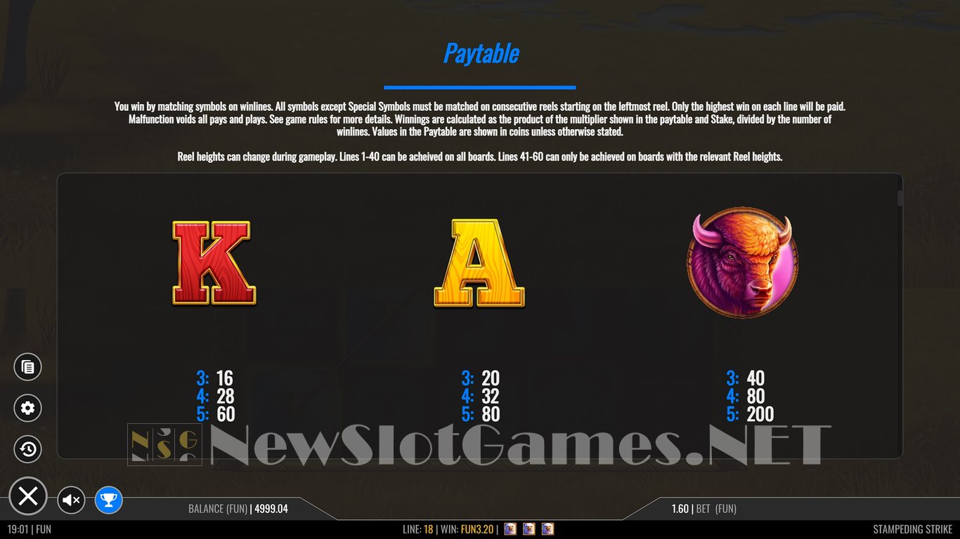 Stampeding Strike Slot Slot Image in Demo - pic. 8