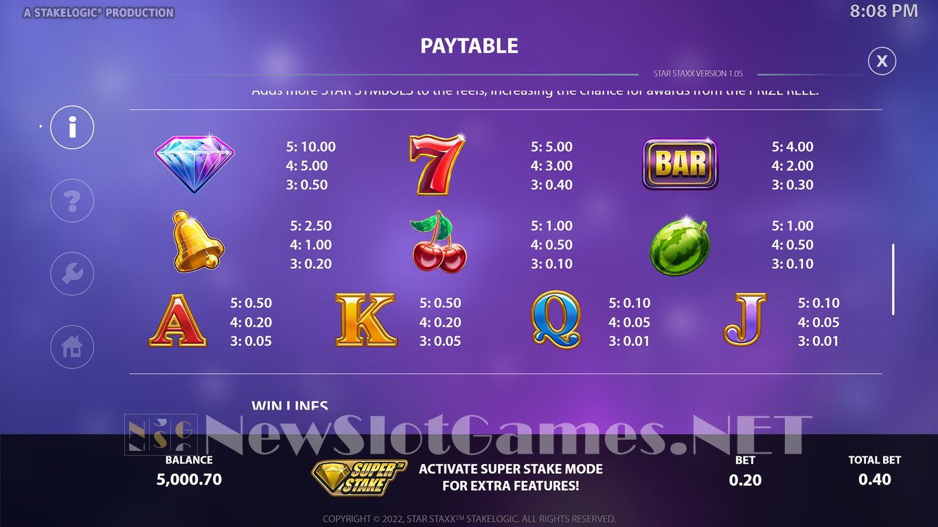 Star Staxx Slot Slot Image in Demo - pic. 5
