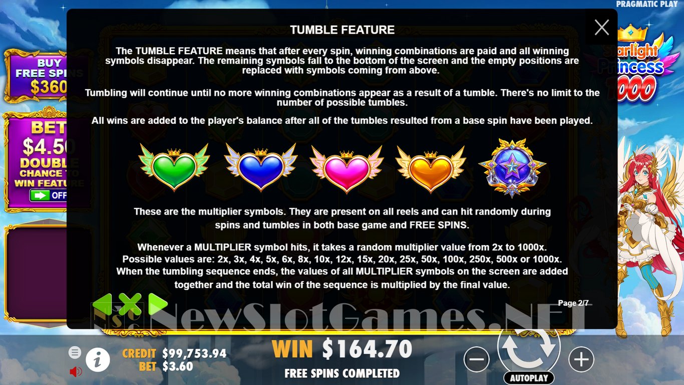 Starlight Princess 1000 Slot Slot Image in Demo - pic. 20