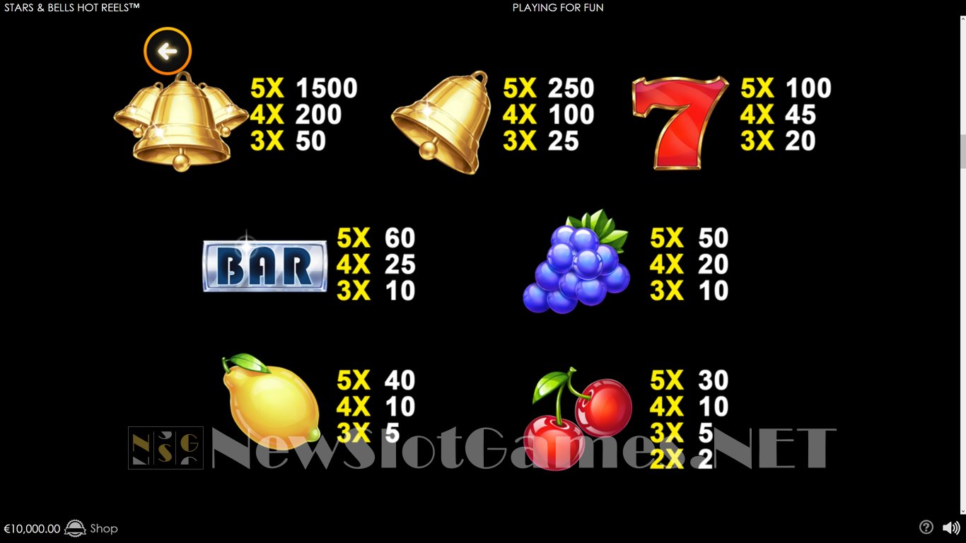 Stars & Bells Hot Reels Slot Slot Image in Demo - pic. 5