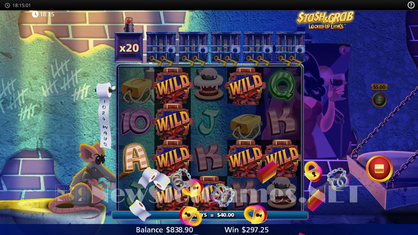 Stash & Grab Locked Up Links Slot Slot Image in Demo - pic. 10