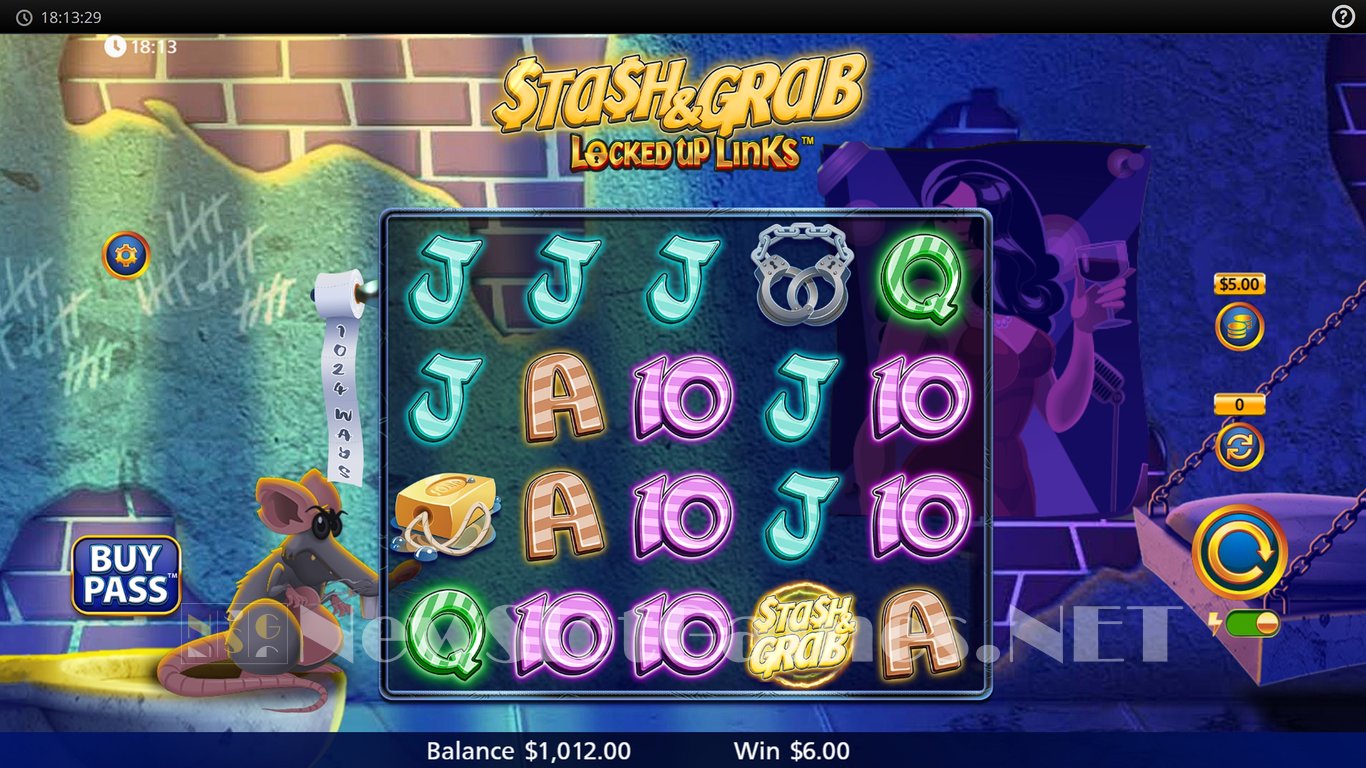 Stash & Grab Locked Up Links Slot Slot Image in Demo - pic. 3
