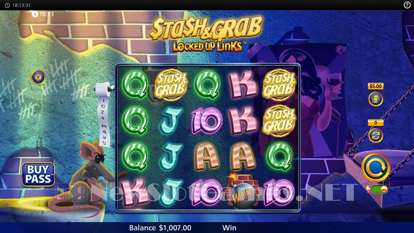 Stash & Grab Locked Up Links Slot Slot Image in Demo - pic. 4