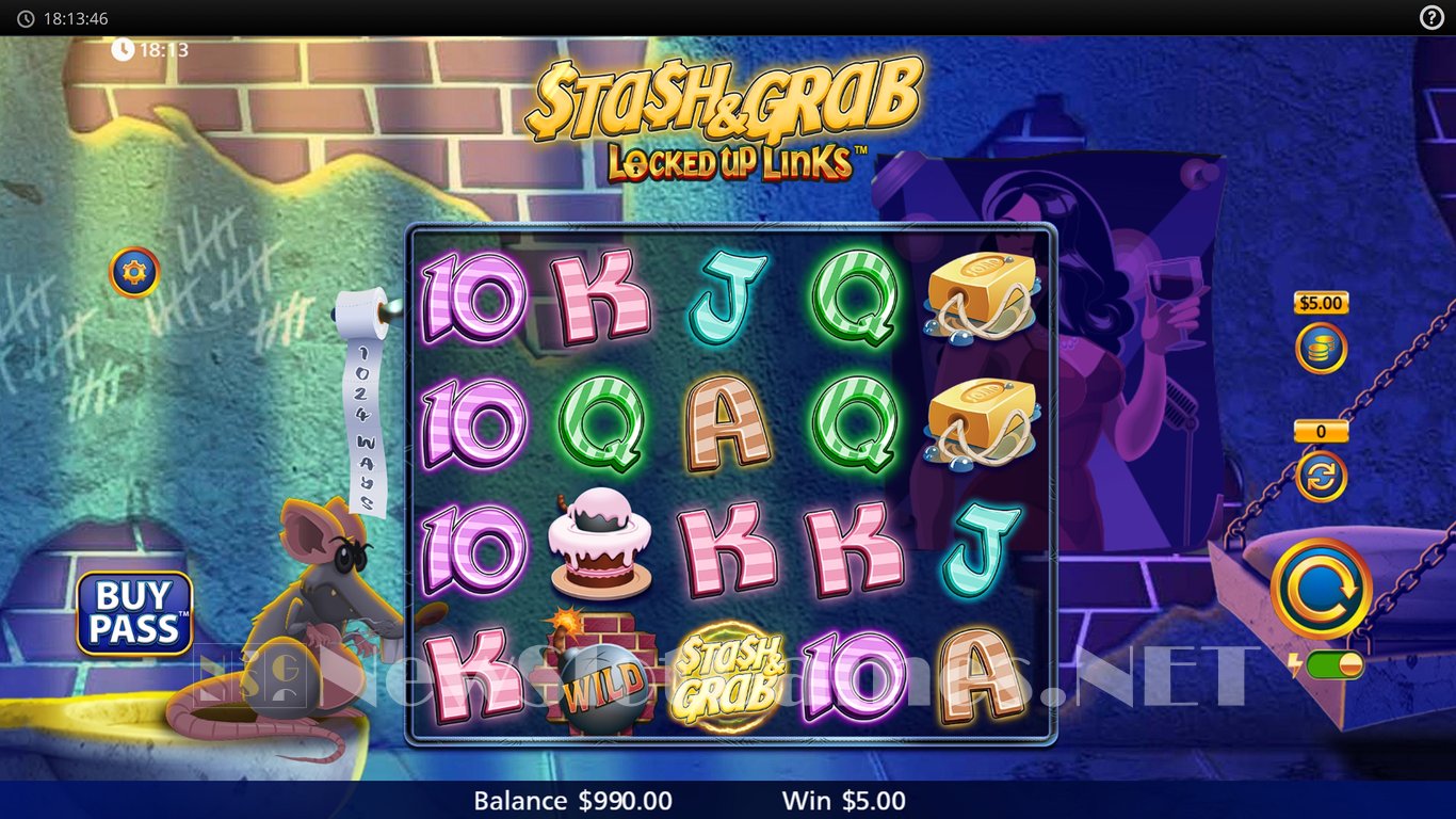 Stash & Grab Locked Up Links Slot Slot Image in Demo - pic. 5