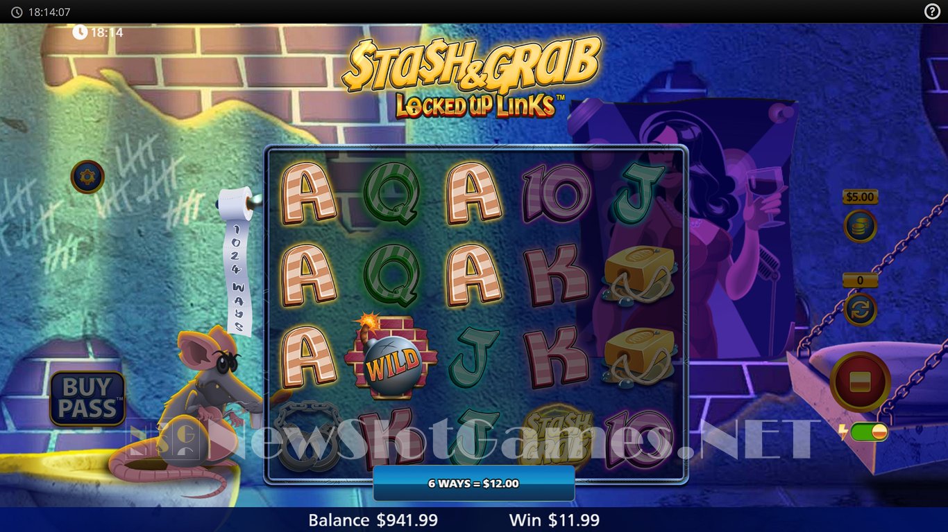 Stash & Grab Locked Up Links Slot Slot Image in Demo - pic. 6