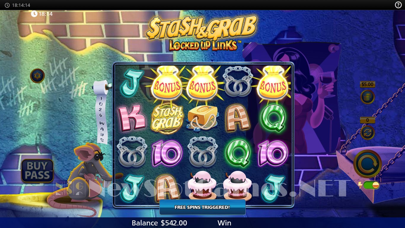 Stash & Grab Locked Up Links Slot Slot Image in Demo - pic. 8