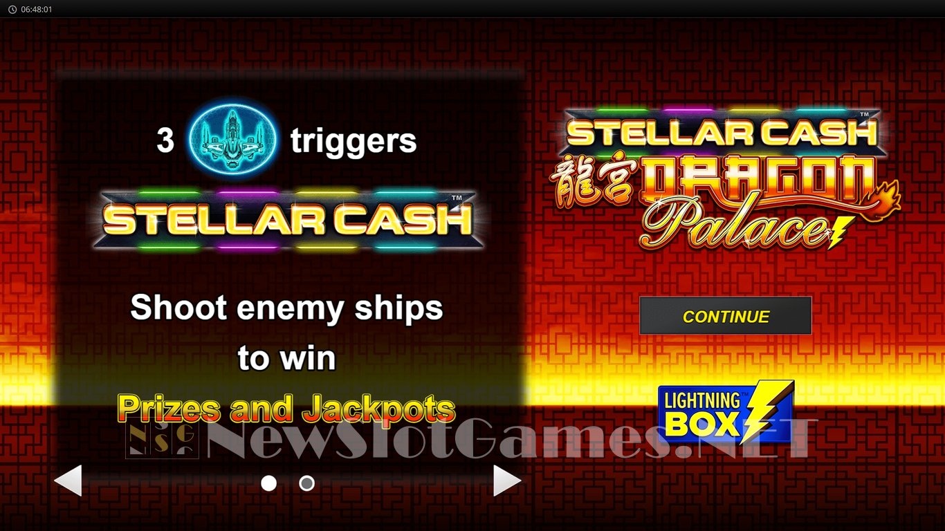 Stellar Cash Dragon Palace Slot Demo Image