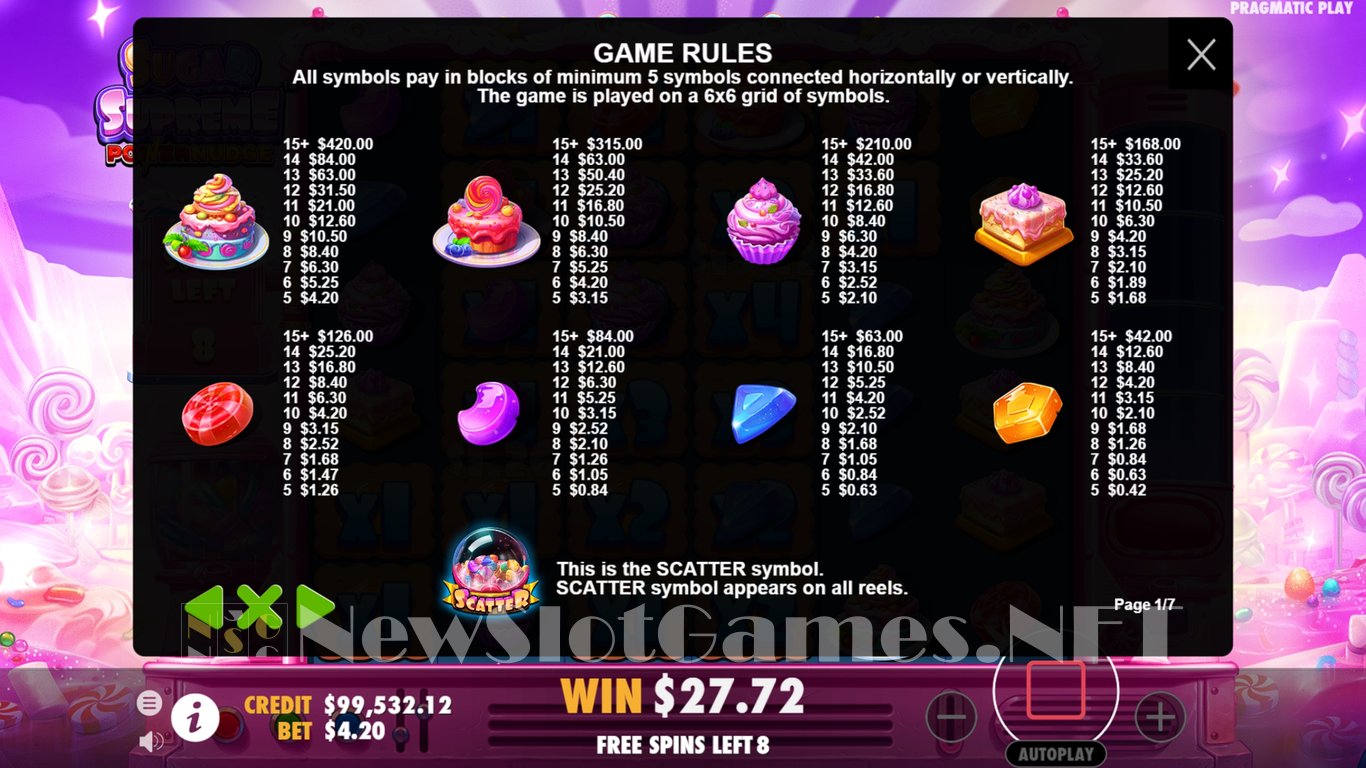 Sugar Supreme Powernudge Slot Slot Image in Demo - pic. 10