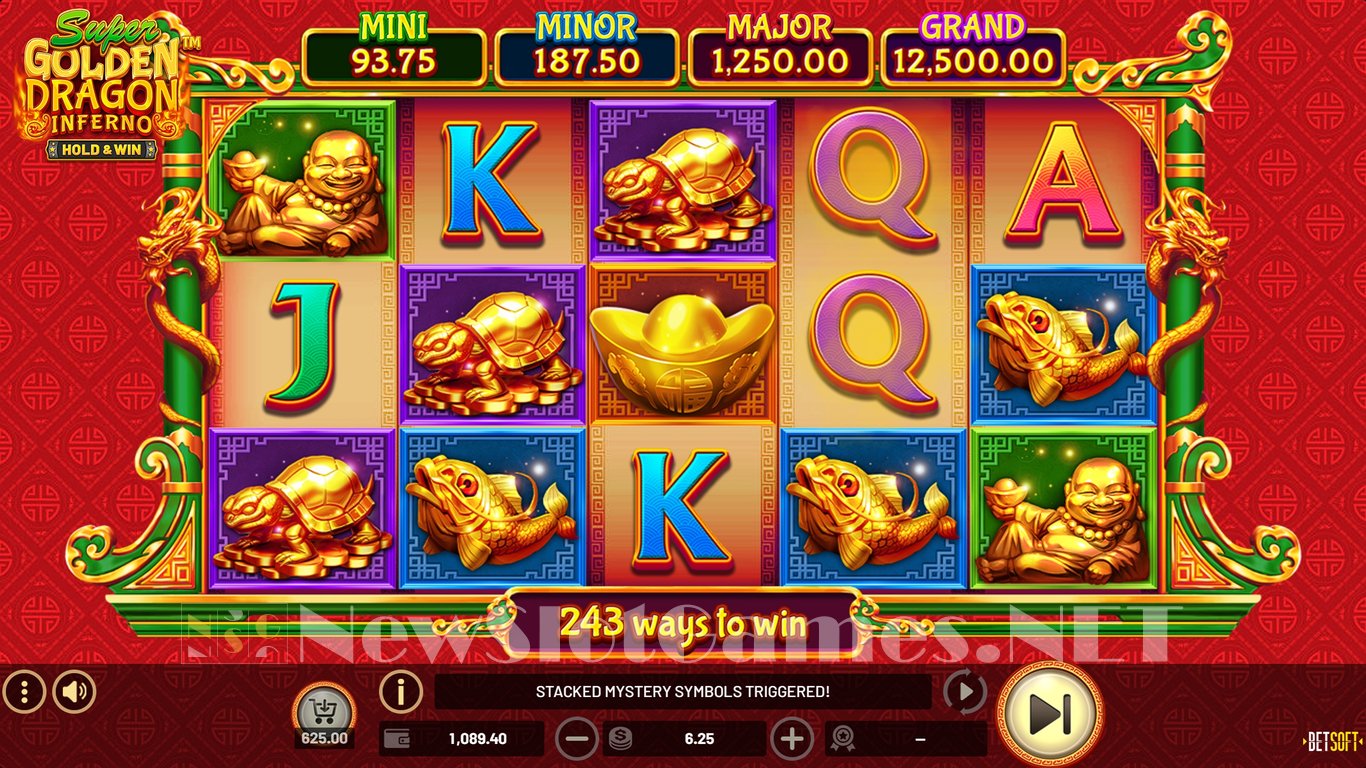 Super Golden Dragon Inferno Slot Demo Image