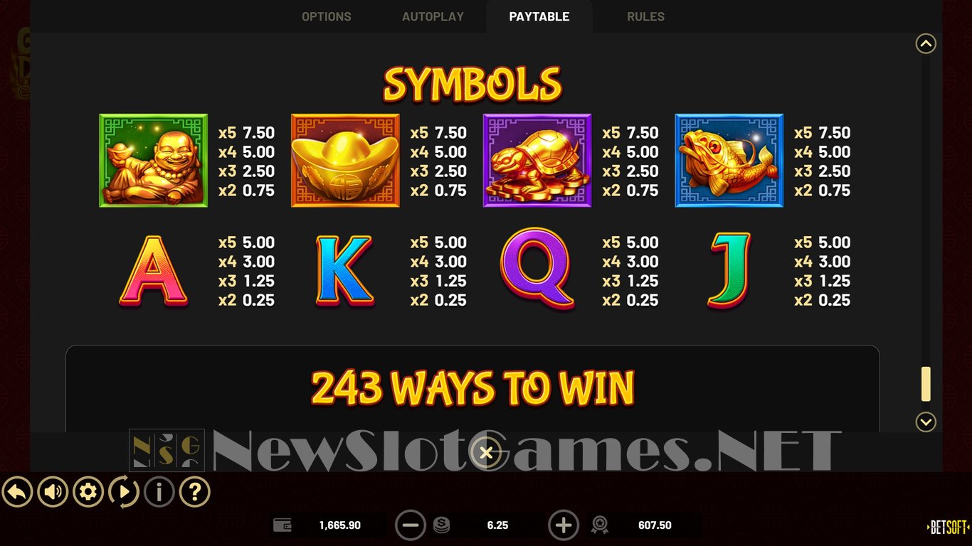 Super Golden Dragon Inferno Slot Slot Image in Demo - pic. 13