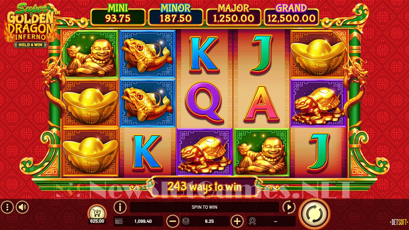 Super Golden Dragon Inferno Slot Slot Image in Demo - pic. 3