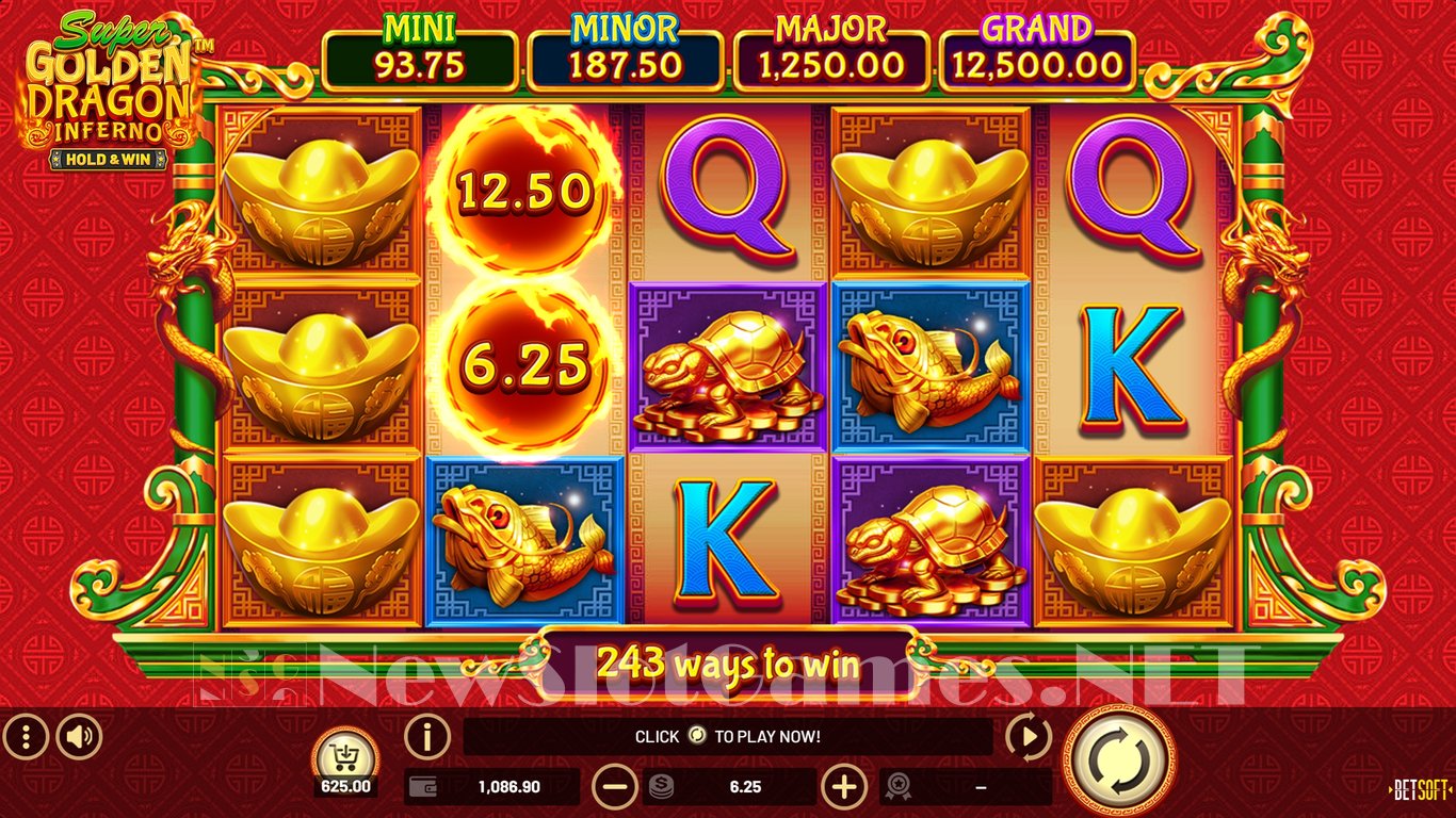 Super Golden Dragon Inferno Slot Slot Image in Demo - pic. 5