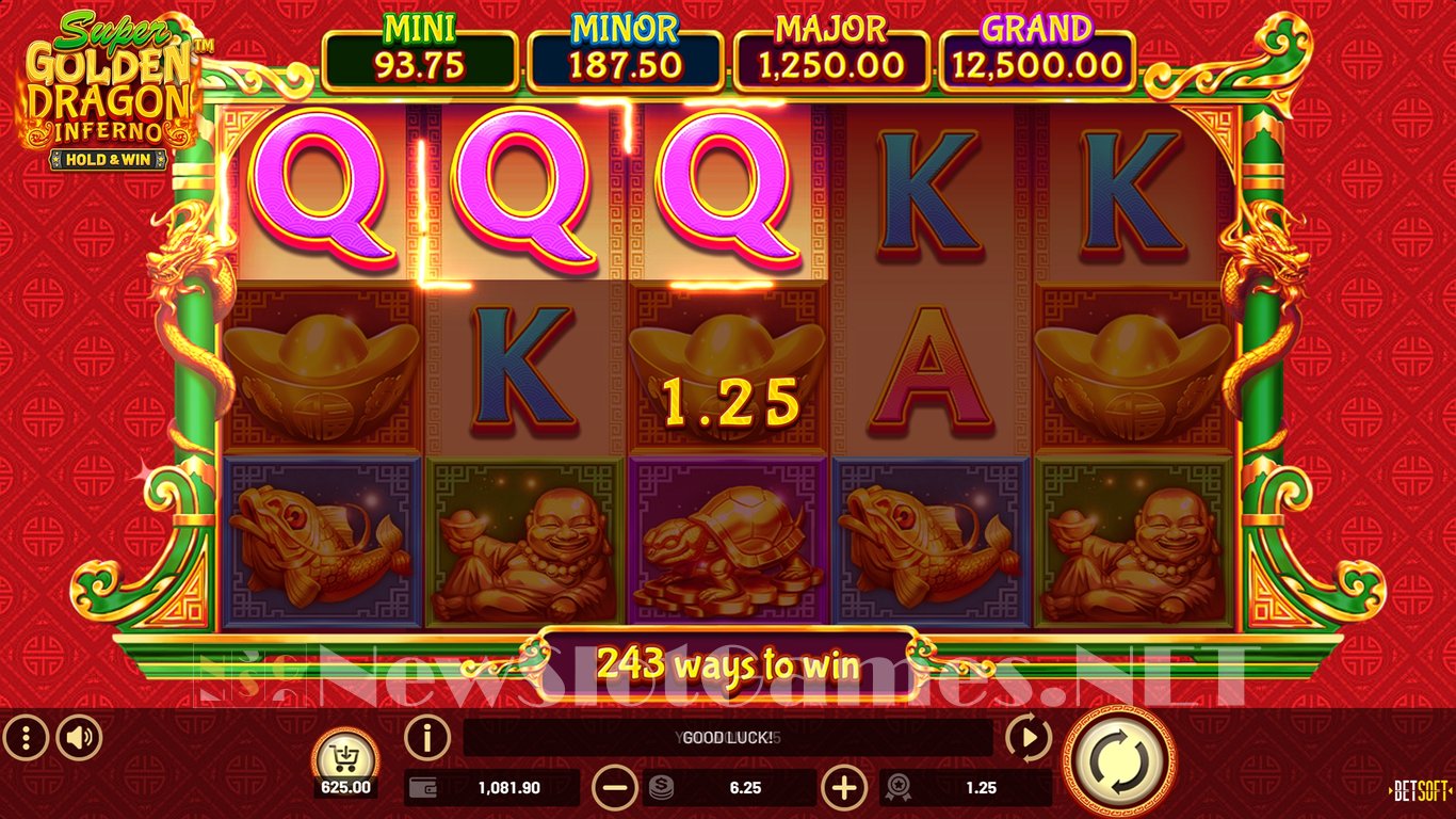 Super Golden Dragon Inferno Slot Slot Image in Demo - pic. 6