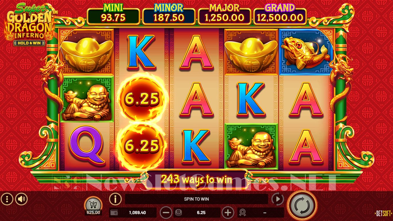 Super Golden Dragon Inferno Slot Slot Image in Demo - pic. 7