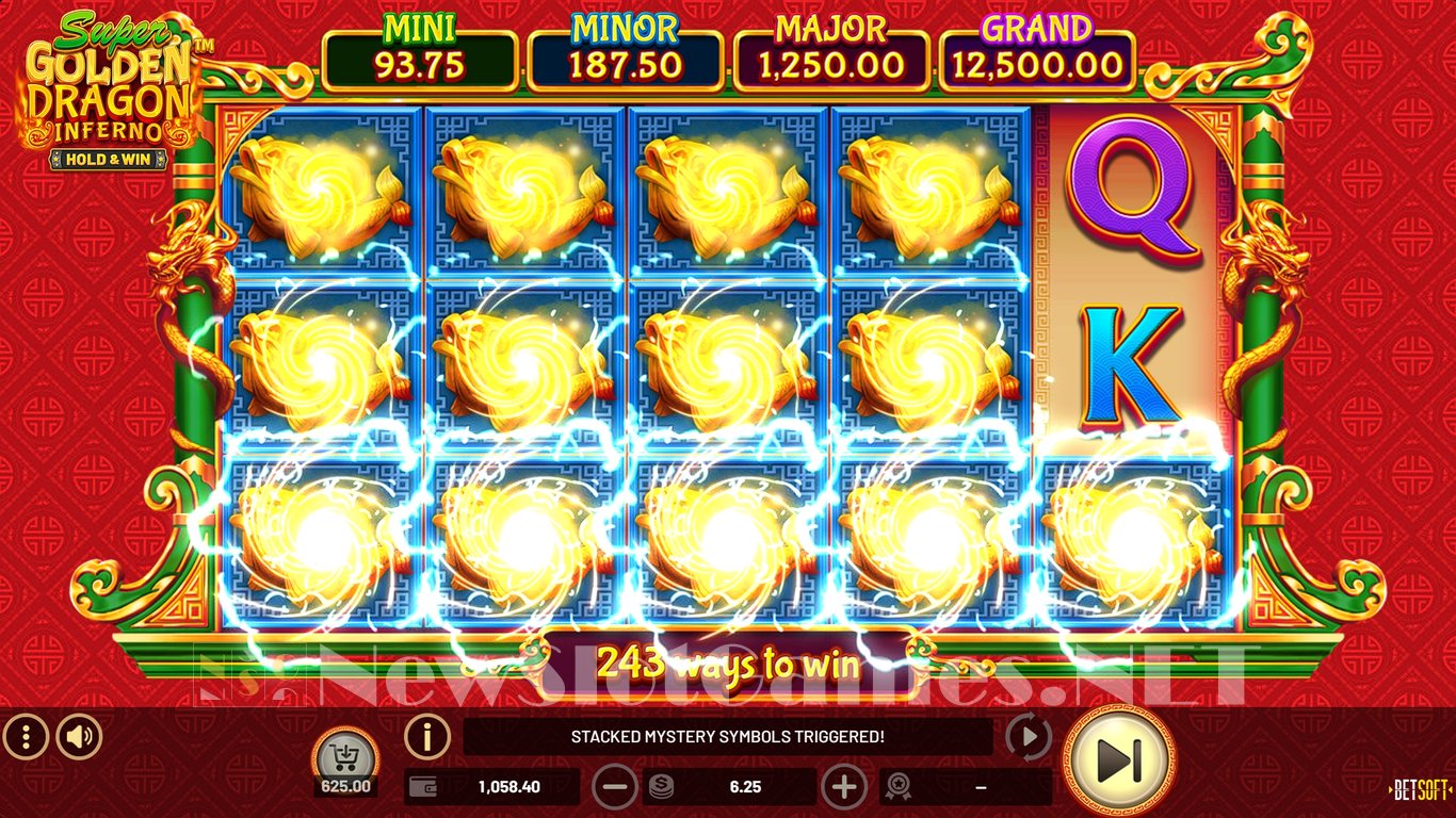 Super Golden Dragon Inferno Slot Slot Image in Demo - pic. 9