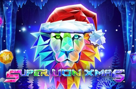 Super Lion XMas Slot Logo