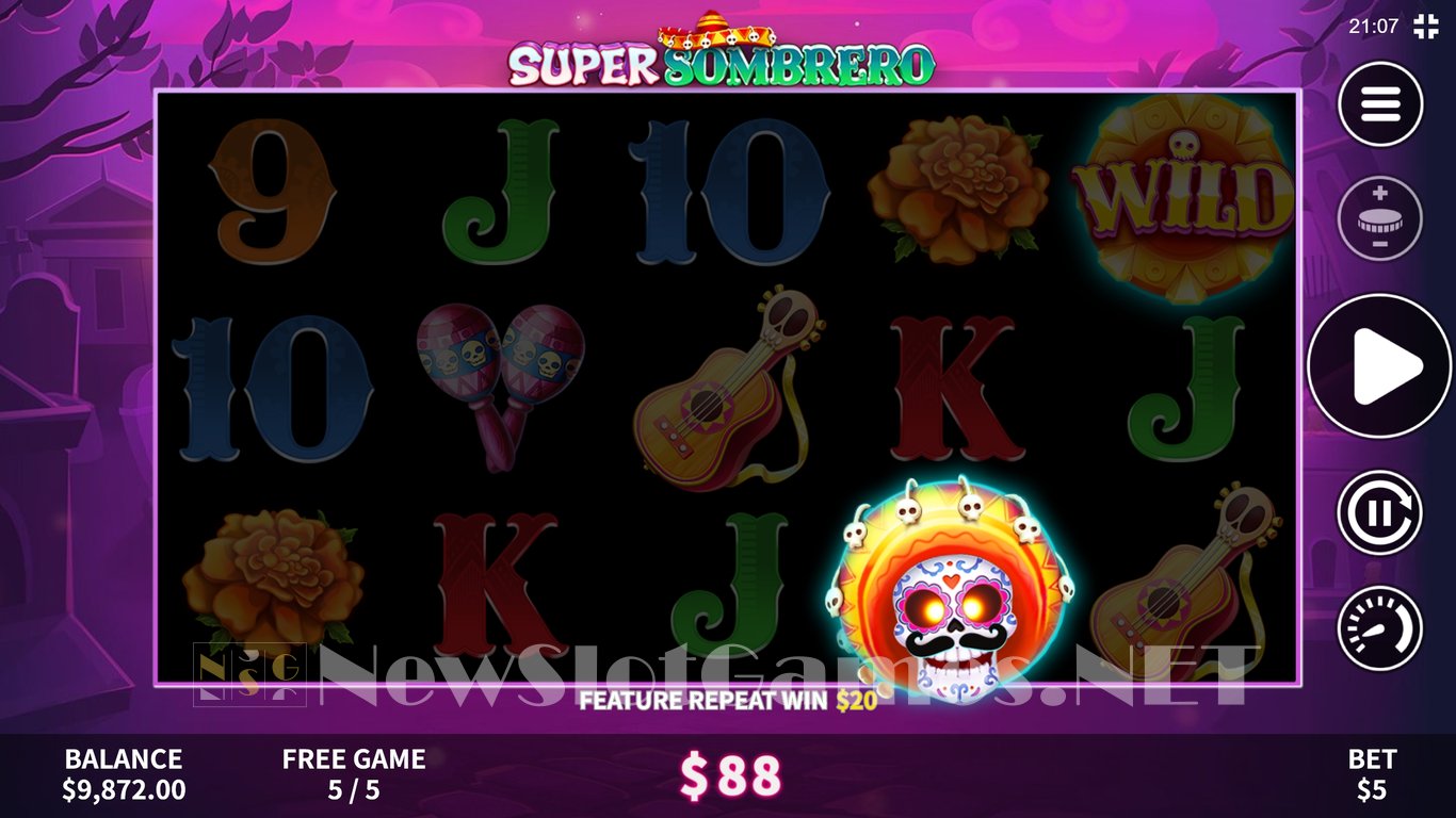 Super Sombrero Slot Slot Image in Demo - pic. 6