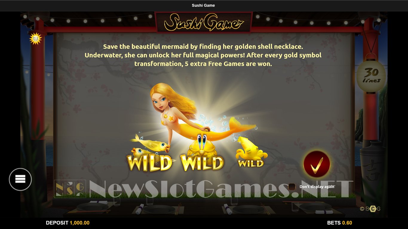 Sushi Game Slot Demo Image