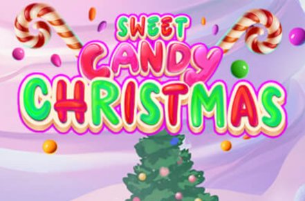 Sweet Candy Christmas Slot Logo
