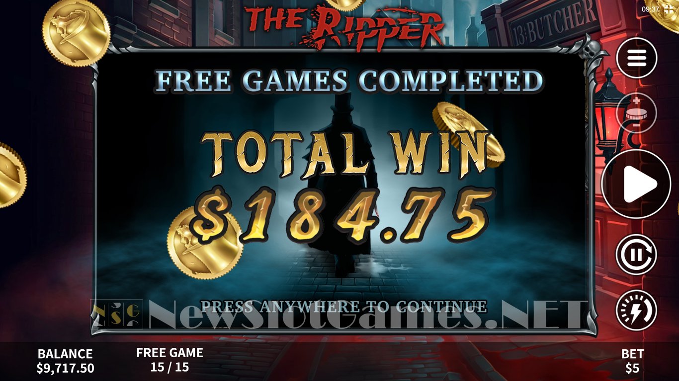 The Ripper Slot Slot Image in Demo - pic. 10