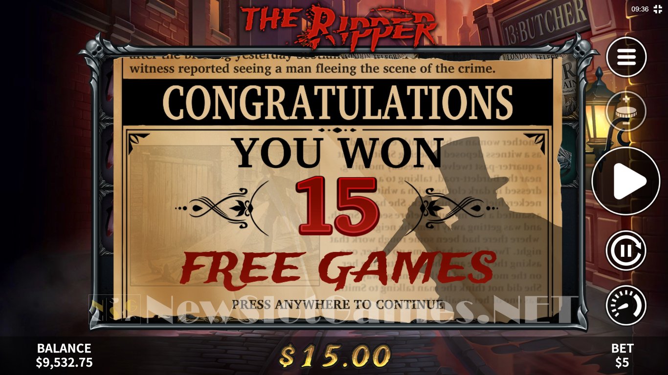 The Ripper Slot Slot Image in Demo - pic. 6