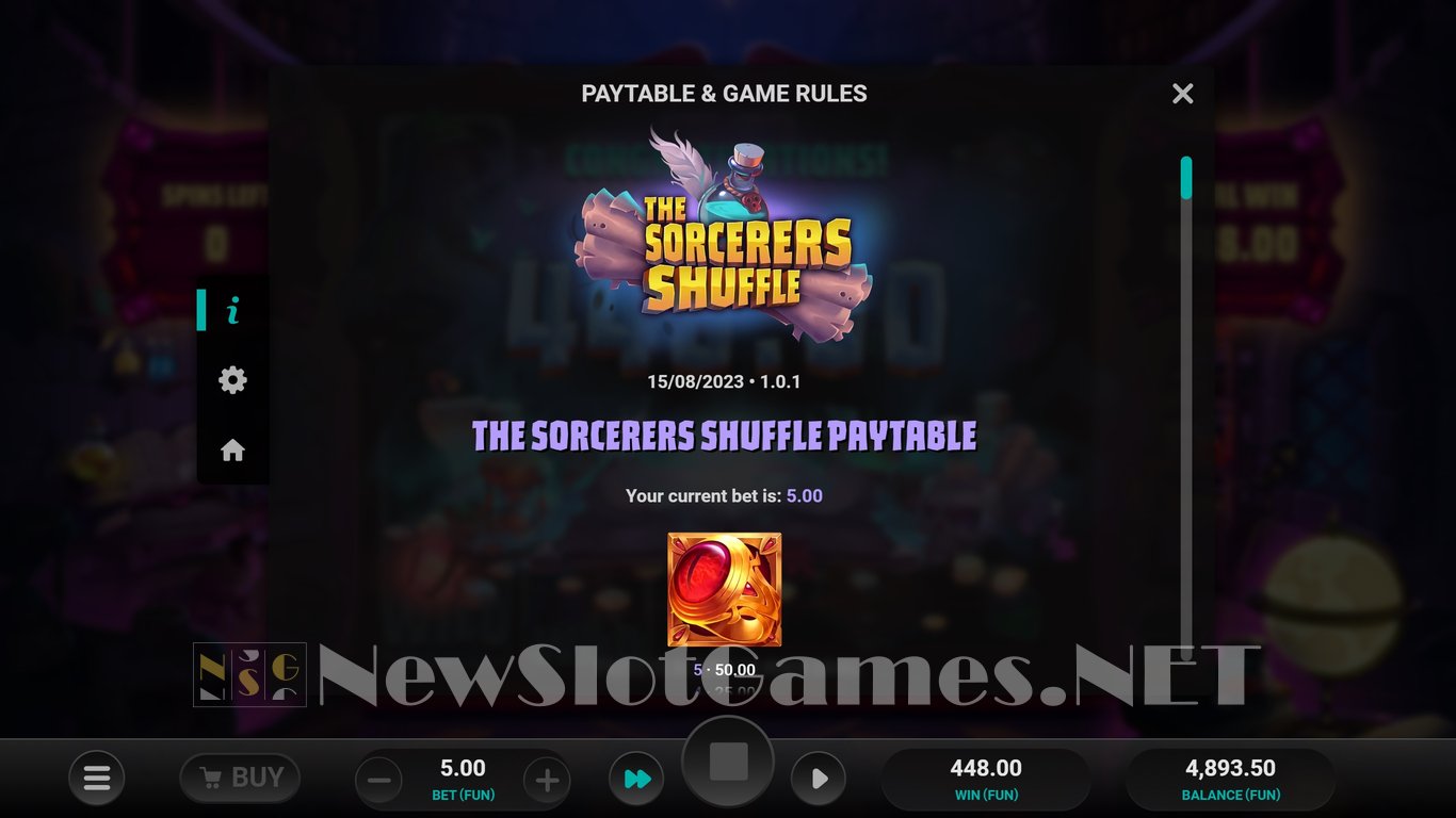 The Sorcerers Shuffle Slot Slot Image in Demo - pic. 11