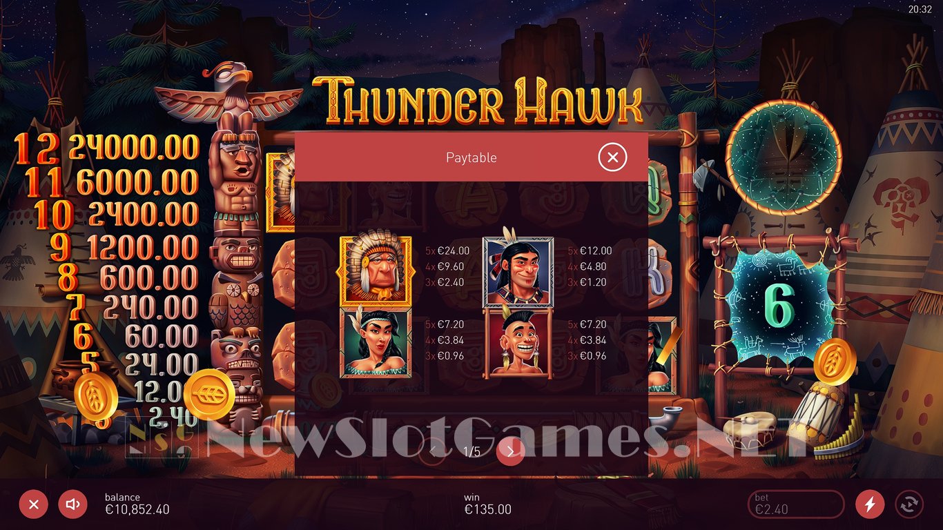 Thunder Hawk Slot Slot Image in Demo - pic. 17