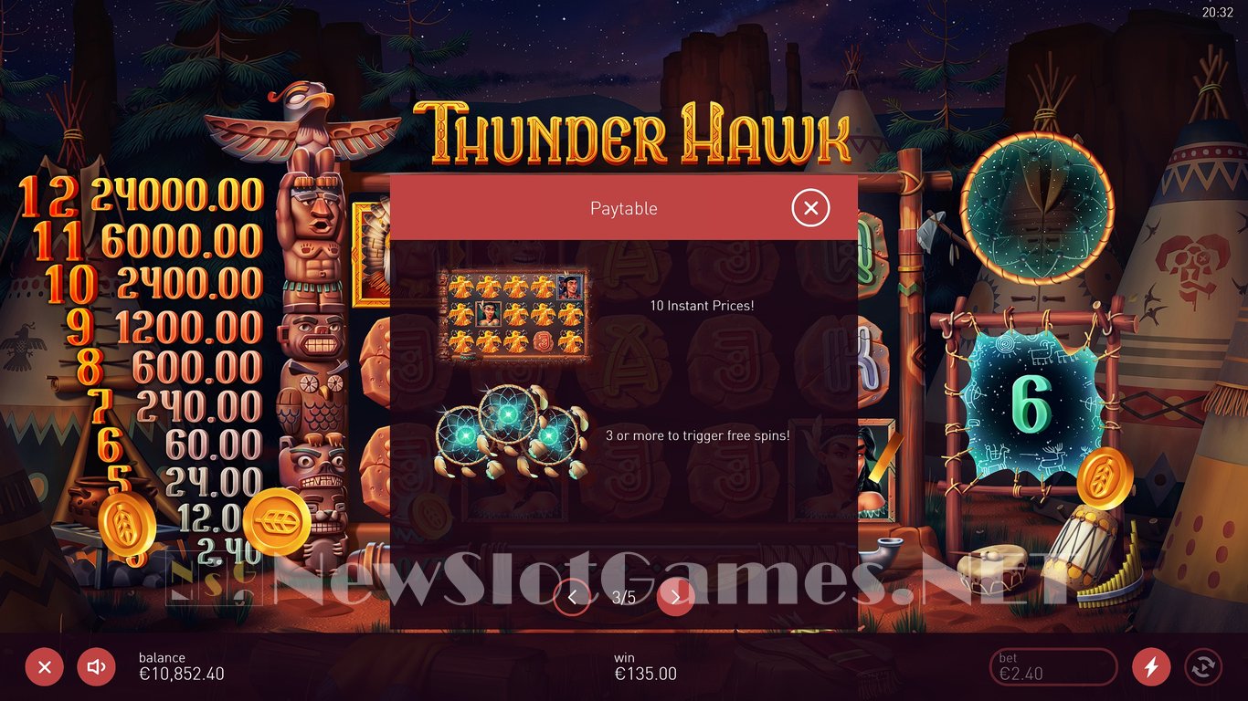 Thunder Hawk Slot Slot Image in Demo - pic. 19