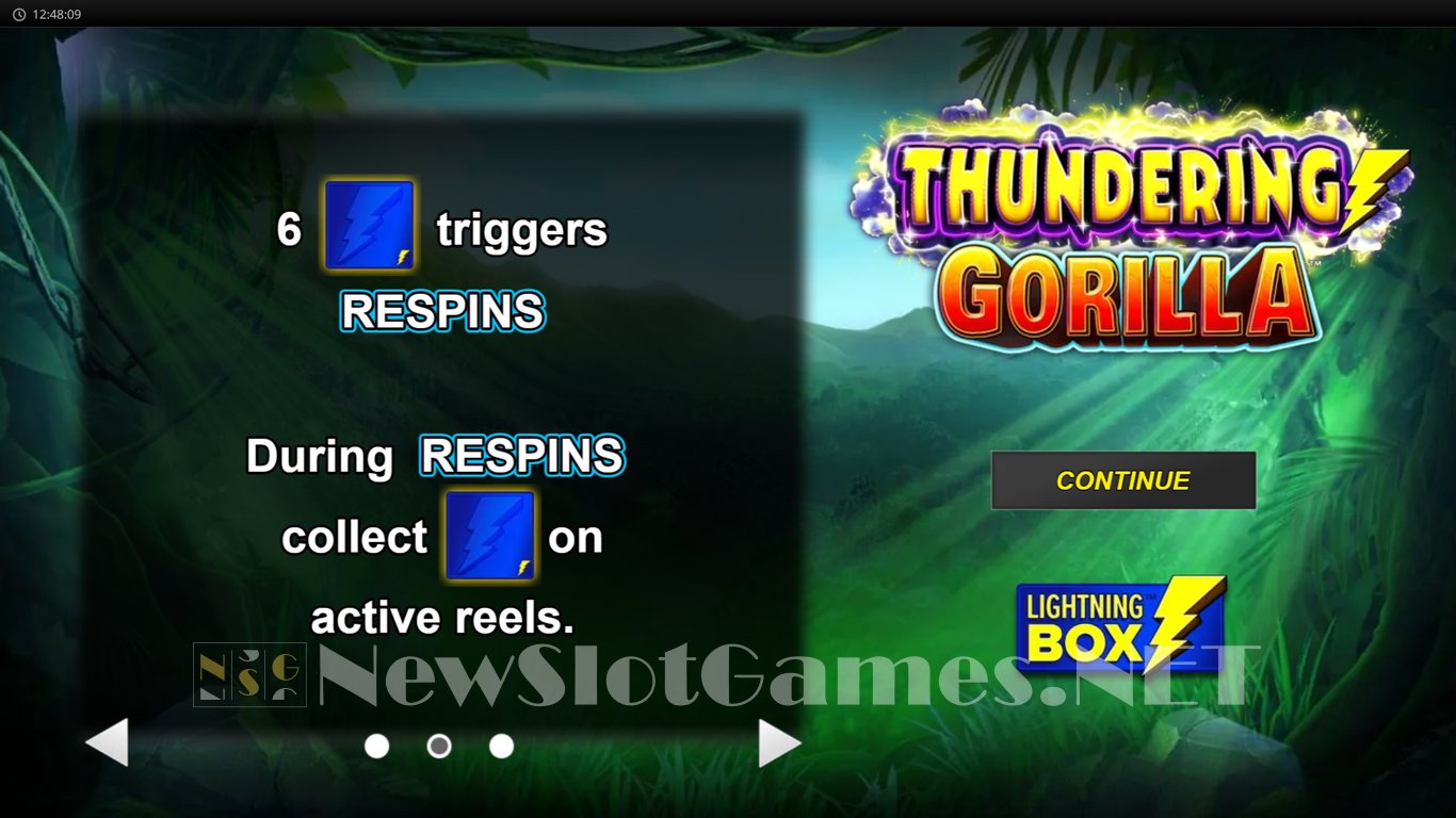 Thundering Gorilla Slot Demo Image