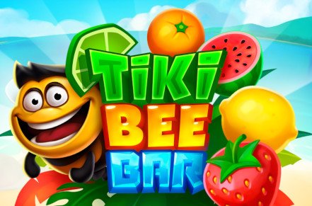 Tiki Bee Bar Slot Logo