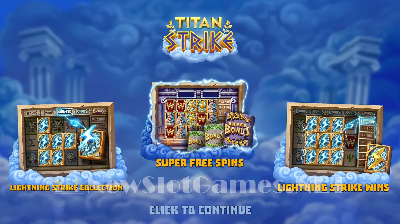 Titan Strike Slot Demo Image