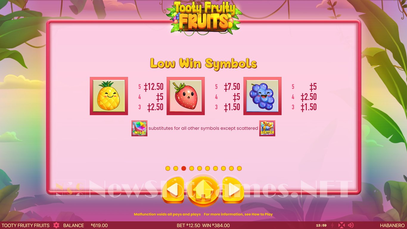 Tooty Fruity Fruits Slot Slot Image in Demo - pic. 18
