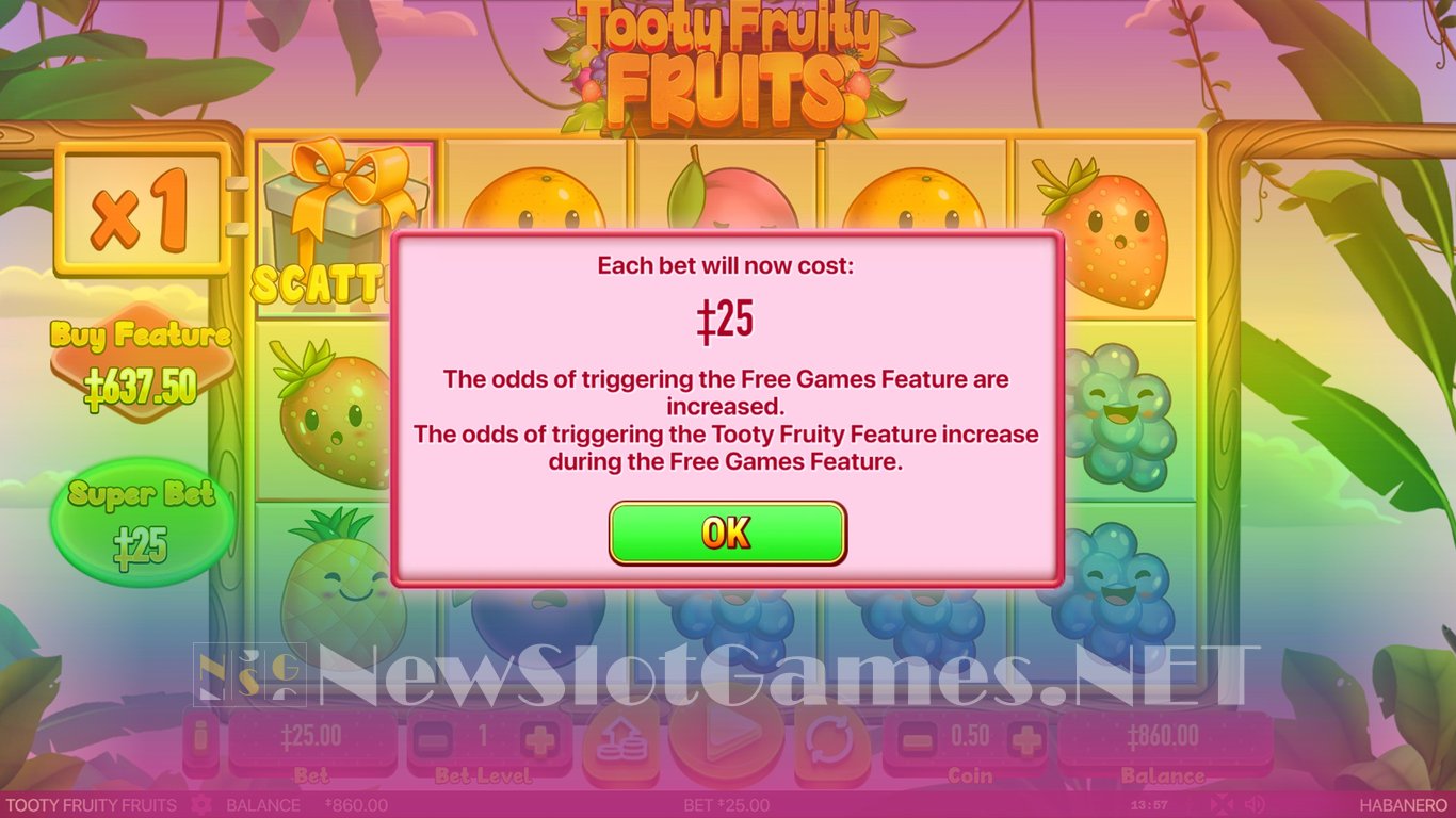 Tooty Fruity Fruits Slot Slot Image in Demo - pic. 5