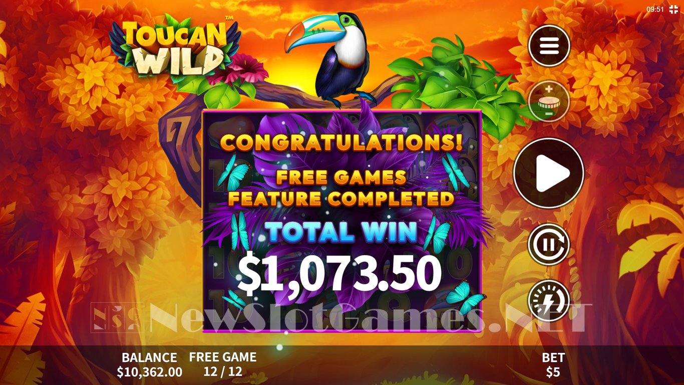 Toucan Wild Slot Slot Image in Demo - pic. 8