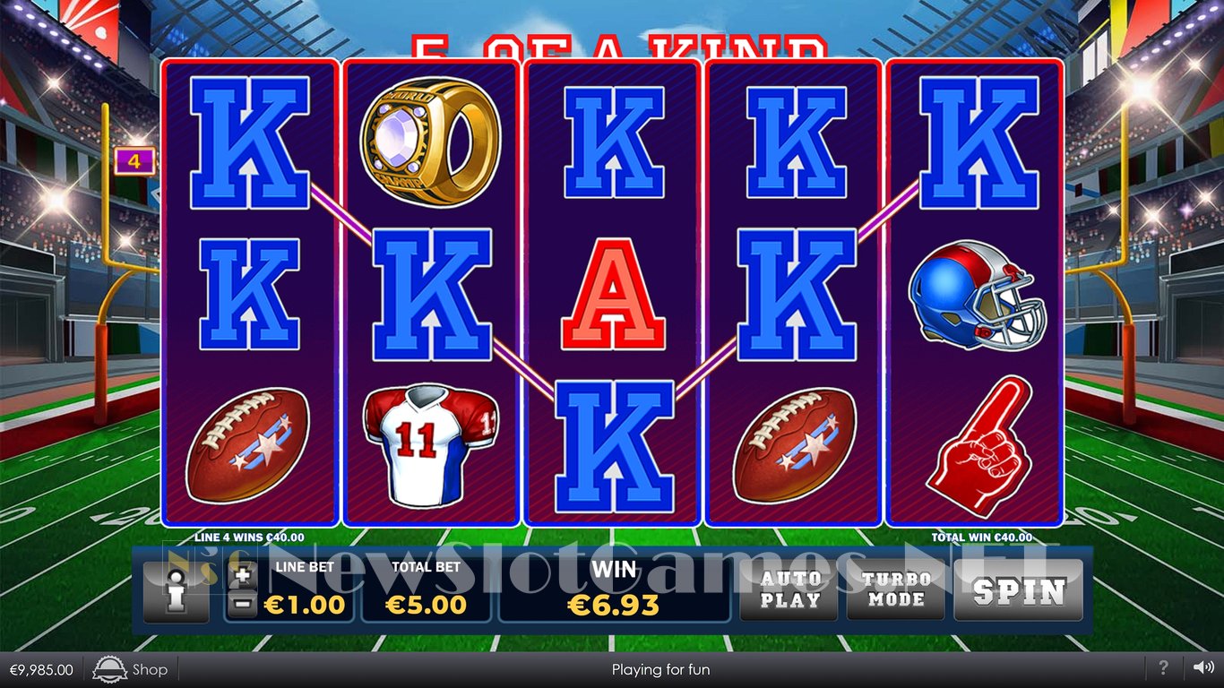 Touchdown Madness Slot Review & Demo by Playtech - Play Free Online