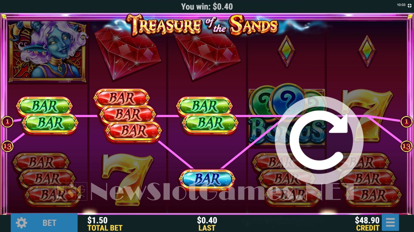 Treasure of the Sands Slot Demo Image
