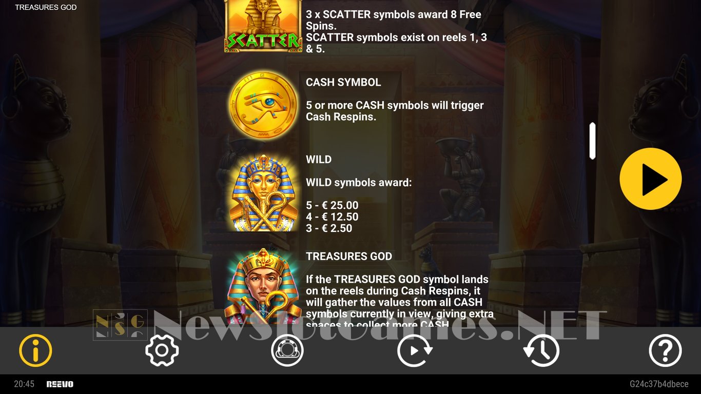 Treasures God Slot Slot Image in Demo - pic. 11