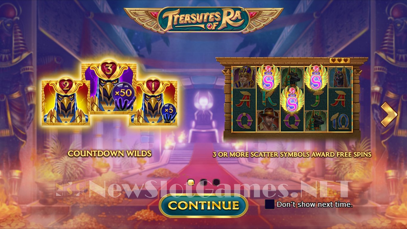 Treasures of Ra Slot Demo Image