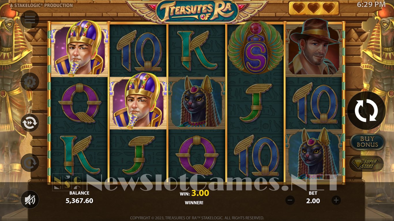 Treasures of Ra Slot Slot Image in Demo - pic. 13