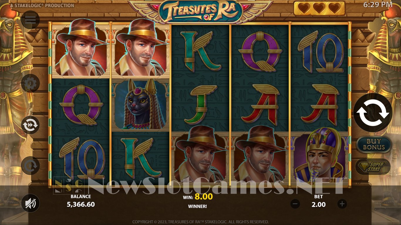 Treasures of Ra Slot Slot Image in Demo - pic. 15