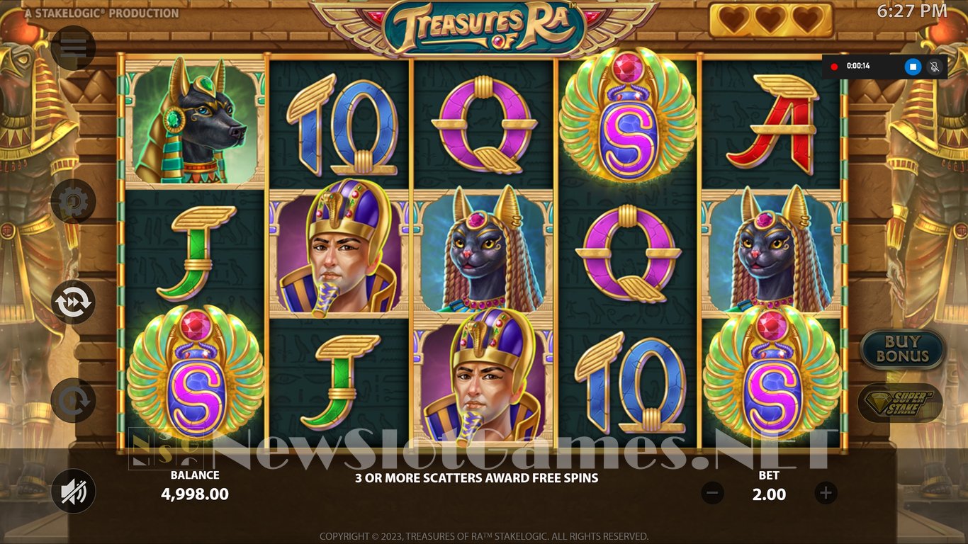 Treasures of Ra Slot Slot Image in Demo - pic. 2