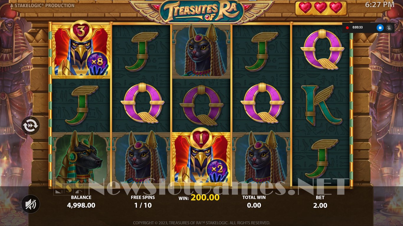 Treasures of Ra Slot Slot Image in Demo - pic. 4
