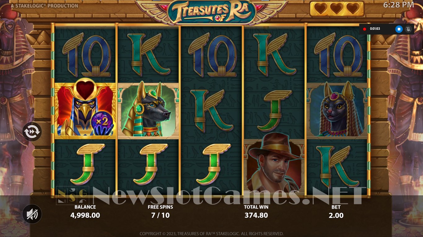 Treasures of Ra Slot Slot Image in Demo - pic. 5