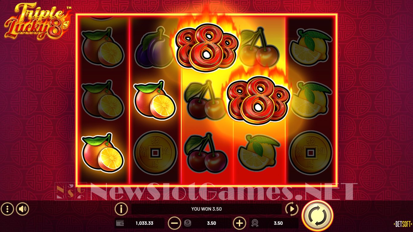 Triple Lucky 8s Slot Slot Image in Demo - pic. 3